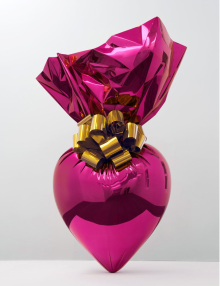 Jeff Koons, Sacred Heart (Magenta:Gold) (1994–2007), via Gagosian
