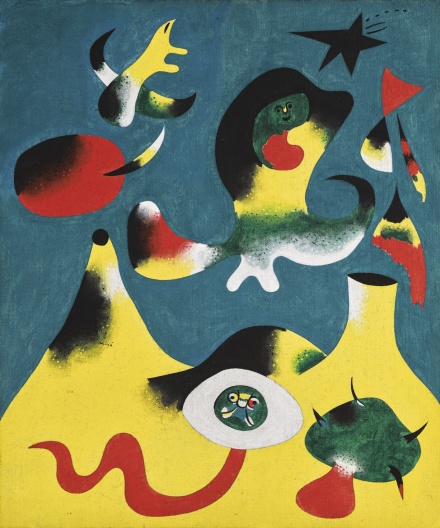 Joan Miro, Peinture (L'Air) (1938) Final Price 12,000,000, via Sotheby's