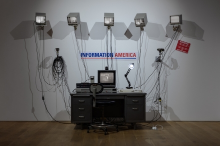 Julia Scher, Information America (1995), via Ortuzar Projects
