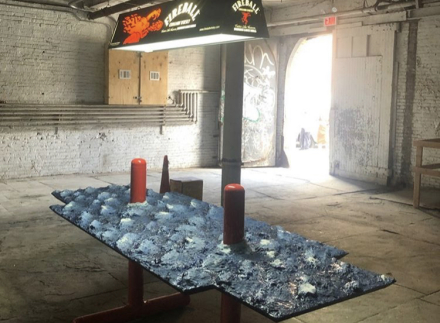 Matt Taber, A Voyage on the North Sea 2019), via Art Observed