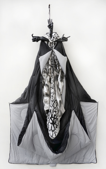 Annette Messager, Sleeping Pacific, (2017), via Marian Goodman