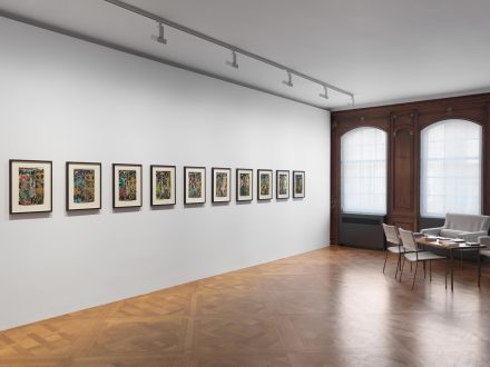 Chris Ofili, Dangerous Liasions (Installation View), via David Zwirner