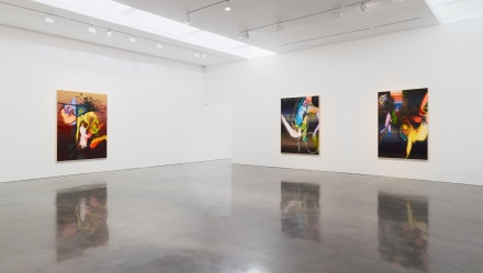 Daniel Richter, H.P. (jah allo) (Installation View), via Regen Projects.