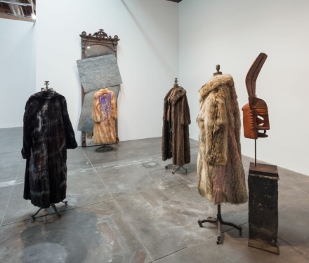 David Hammons (Installation View), via Hauser & Wirth
