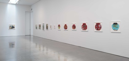 Jonas Wood (Installation View), via Gagosian