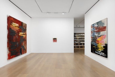 Oscar Murillo, Manifestation (Installation View), via David Zwirner