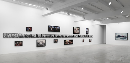Allan Sekula, Labor's Persistence (Installation View), via Marian Goodman