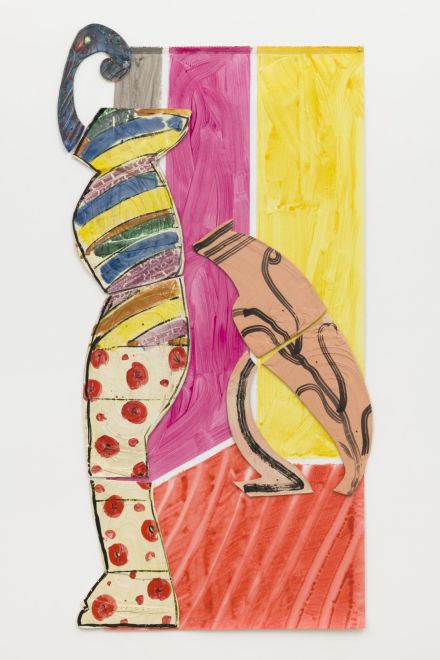Betty Woodman, Lady and Leaning Vase (2011), via David Kordansky