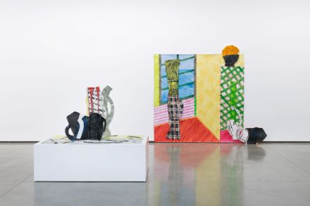 Betty Woodman, Shadows and Silhouettes (Installation View), via David Kordansky