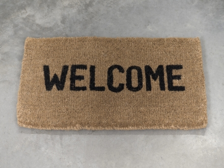 Ceal Floyer, Welcome (2011), via 303 Gallery