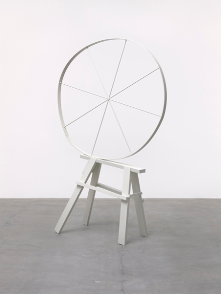 Gary Hume, Ghost E (2019), via Matthew Marks