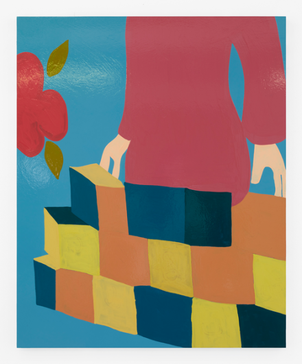 Gary Hume, The Teacher (2019), via Matthew Marks