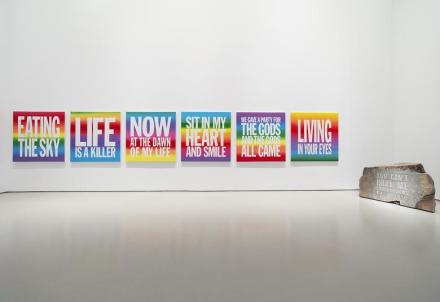 John Giorno, Do the Undone (Installation View), via Sperone Westwater