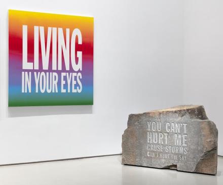 John Giorno, Do the Undone (Installation View), via Sperone Westwater