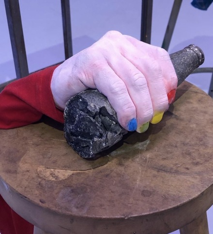 Nick van Woert, Untitled (detail) (2019), via Grimm