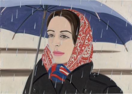 Alex Katz, Blue Umbrella I (1972), via Phillips