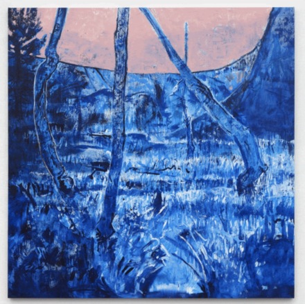 Cy Gavin, Untitled (Four Trees) (2019), via Gavin Brown's Enterprise