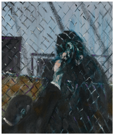Francis Bacon, Figure With Monkey (1951), final price £2,775,000, via Sotheby;s