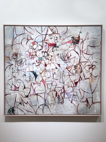 George Condo at Skarstedt, via Andrea Nguyen for Art Observed
