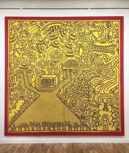 Keith Haring at Skarstedt, via Andrea Nguyen for Art Observed