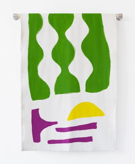 Paul Chan, Towel (Phakini) (2018), via Greene Naftali