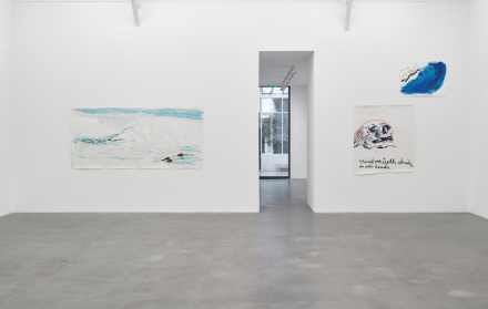 Raymond Pettibon, Frenchette (Installation View), via David Zwirner
