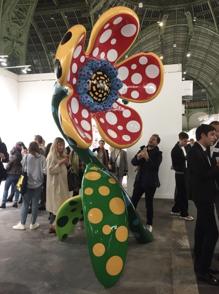 Yayoi Kusama at Victoria Miro, via Andrea Nguyen for Art Observed