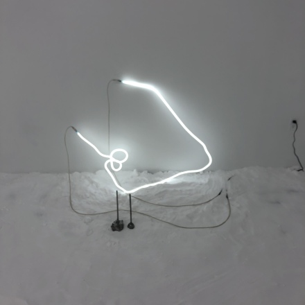 Saskia Noor van Imhof, #+40.00 (Installation View), via Art Observed