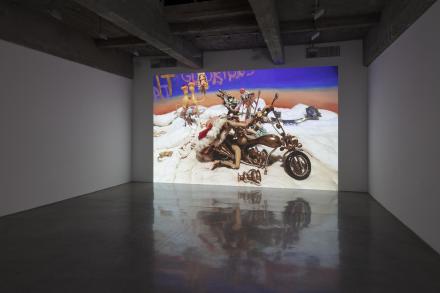 Nathalie Djurberg & Hans Berg, One Last Trip To The Underworld (Installlation View), via Tanya Bonakdar