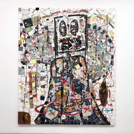 Rashid Johnson, The Hikers (Installation View), via Art Observed