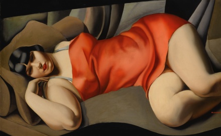 Tamara De Lempicka, La Tunique Rose (1927), final price $13,362,500, via Sothebys