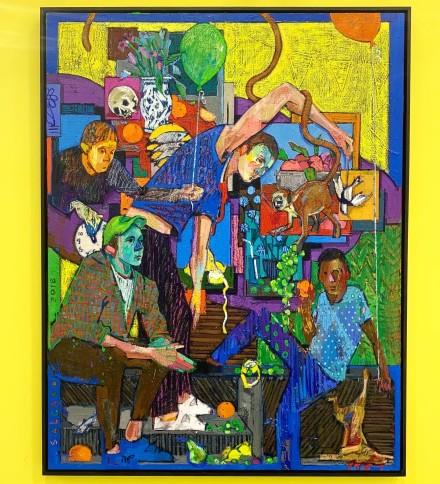 Andrew Salgado at BEERS London, via Art Observed