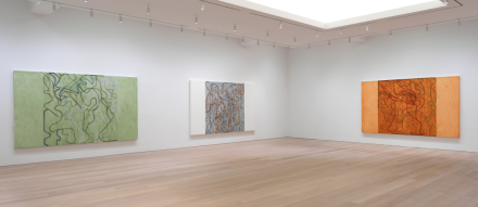 Brice Marden, It Reminds Me of Something, And I Don't Know What It Is (Installation View), via Gagosian 