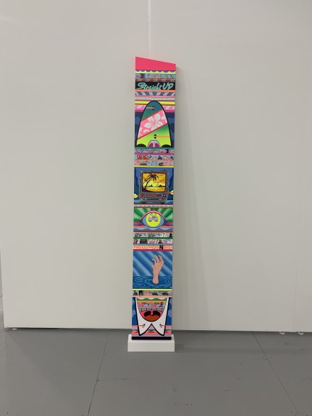 Erik Parker at Over the Influence, via Art Observed