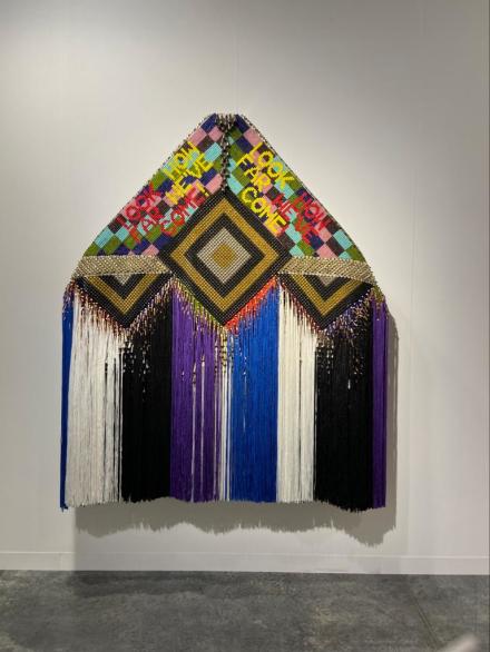 Jeffrey Gibson at Sikkema Jenkins, via Art Observed