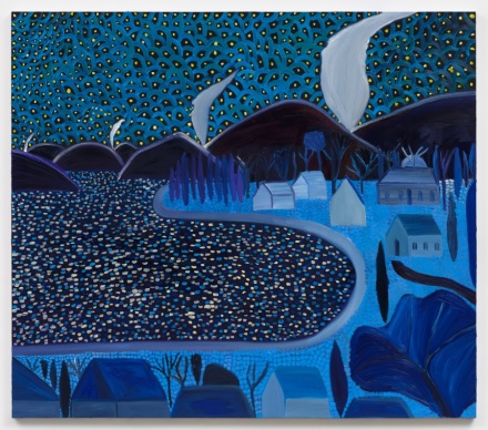 Matthew Wong, Starry Night (2019), via Karma