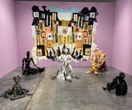 Tau Lewis at Cooper Cole, via Art Observed