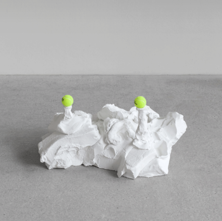 Erwin Wurm, Selfportrait with eyes (2019), via Lehmann Maupin