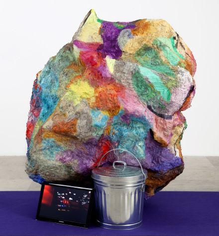 Rachel Harrison, Hoarders (2012), via Whitney