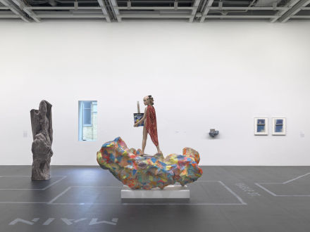 Rachel Harrison, Life Hack (Installation View), via Whitney