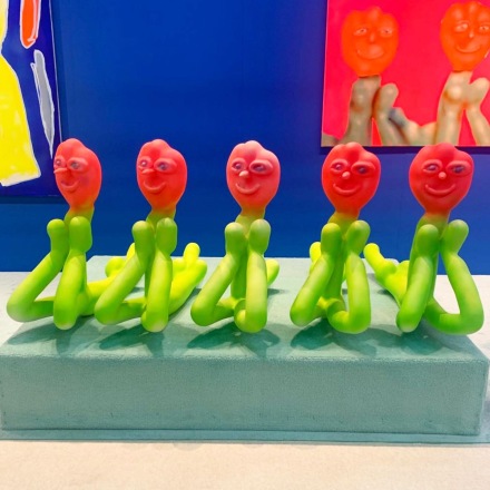 Austin Lee at Jeffrey Deitch, via Art Observed