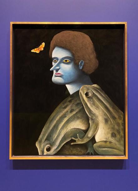 Nicolas Party, Portrait with Frogs (2019)