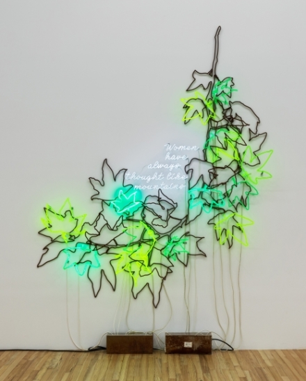 Andrea Bowers, Ecofeminist Sycamore Branches Women Have Always Thought Like Mountains (2019)