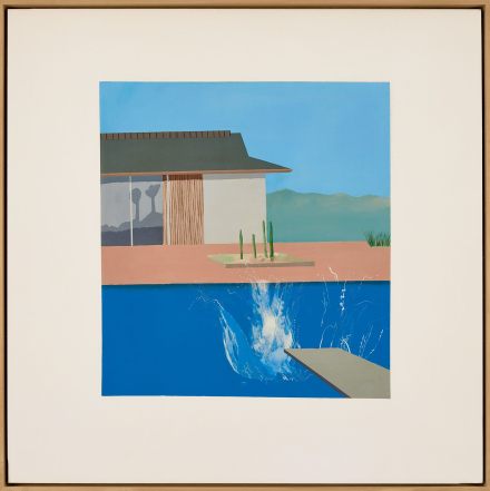 David Hockney, The Splash (1966), via Sotheby's