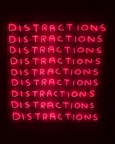 David Shrigley, Distractions (2018), via Stephen Friedman