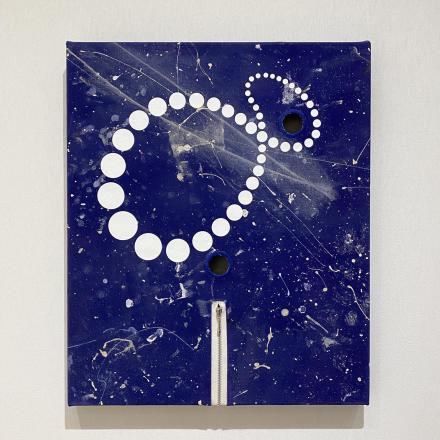 Donald Moffett at Marianne Boesky, via Art Observed