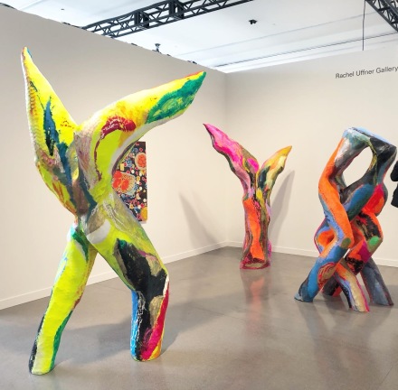 Bianca Beck at Rachel Uffner, all images via Art Observed