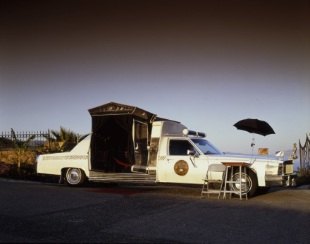 Edward & Nancy Kienholz, The Caddy Court (1986 - 87), via LA Louver