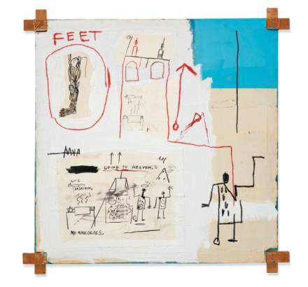 Jean-Michel Basquiat, The Mosque (1982), via Christie's