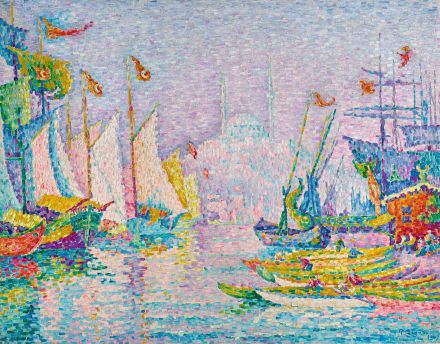 Paul Signac, La Corne D'Or, Matin (1907), via Sotheby's